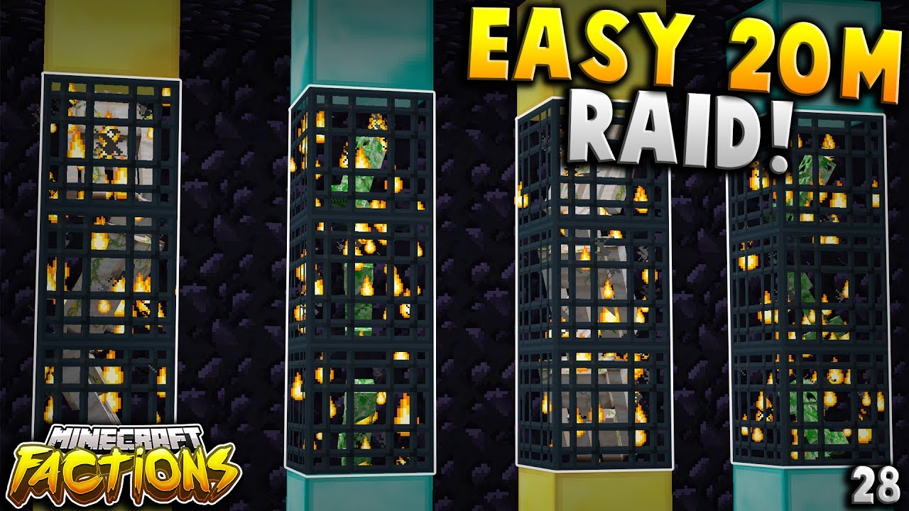 OUR EASIEST $20 MILLION RAID THIS SEASON! | Minecraft Factions #28