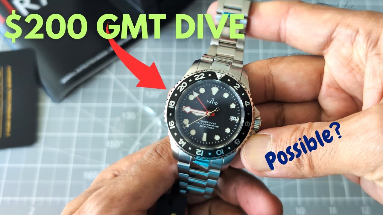 Is This The Best Budget GMT Dive Watch? (RATIO FreeDiver Review)