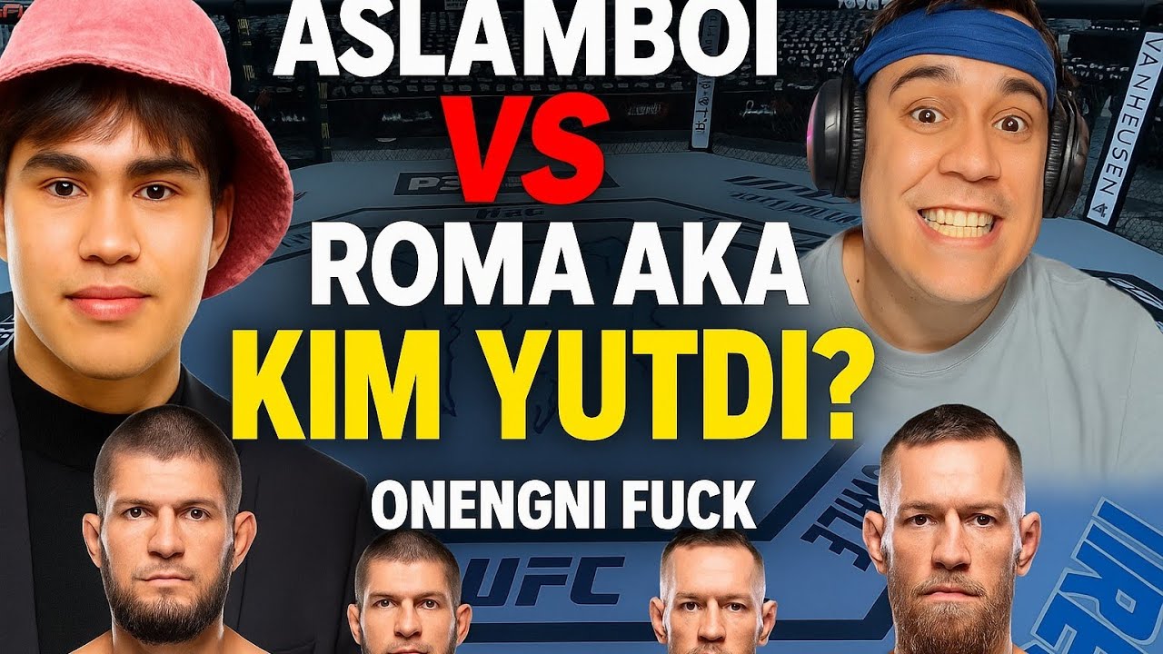 ROMA AKA VS ASLAMBOI UFS🔴KIM YUTTI 🔴            3 RAUND  🔴KULGILI VAZIYATLAR 