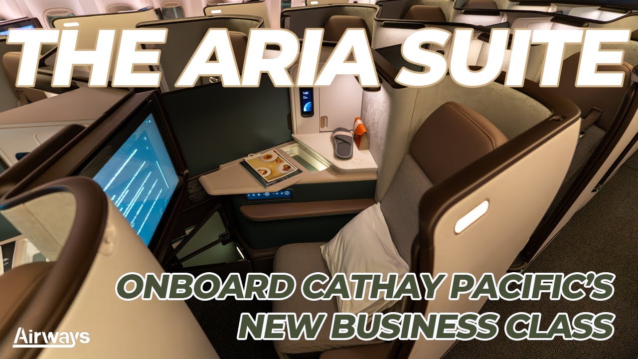 Flying the stunning Aria Suite from Hong Kong to London Heathrow #Traveler