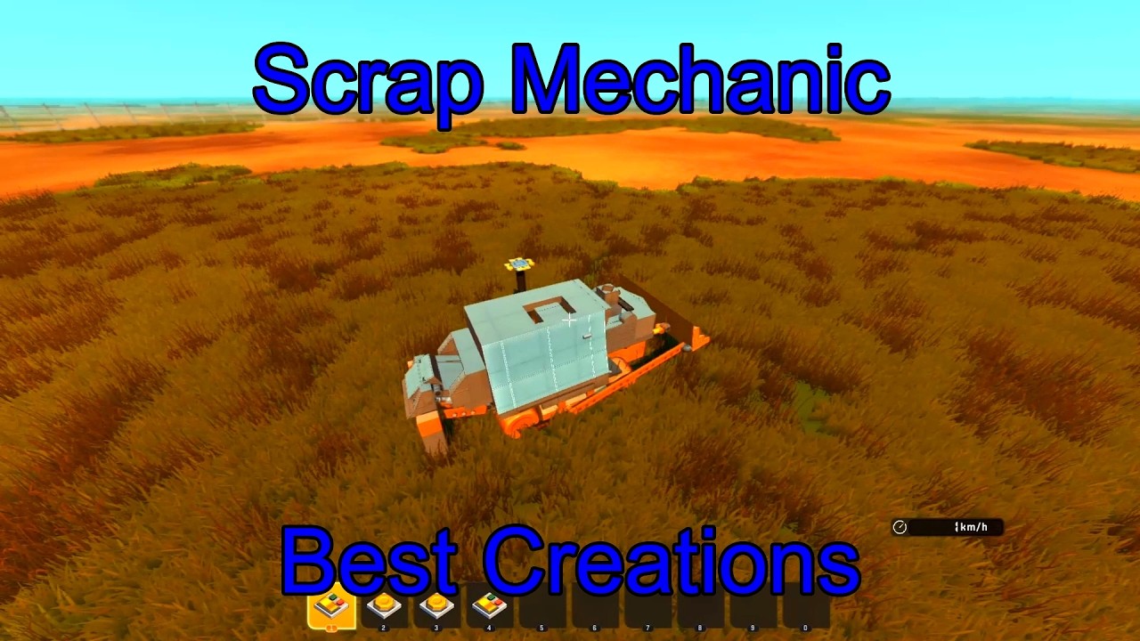 Scrap Mechanic Bulldozer & Epic Vehicle Designs in Mountain Valley Adventure