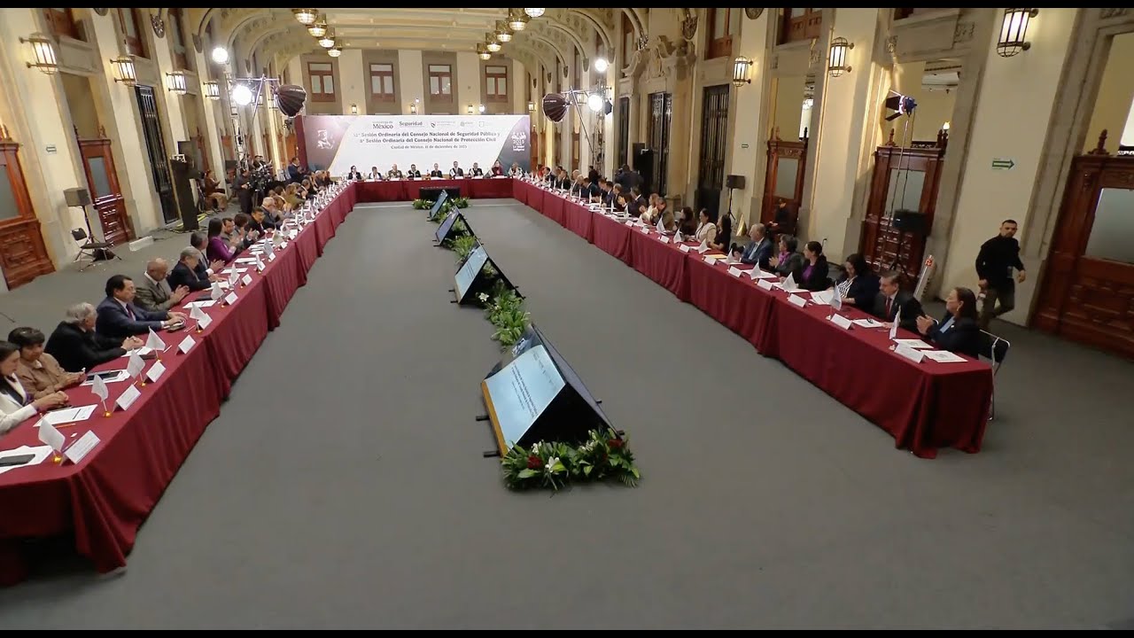 ▶️ En vivo | Consejo Nacional de Seguridad Pública. 11 de diciembre de 2025
