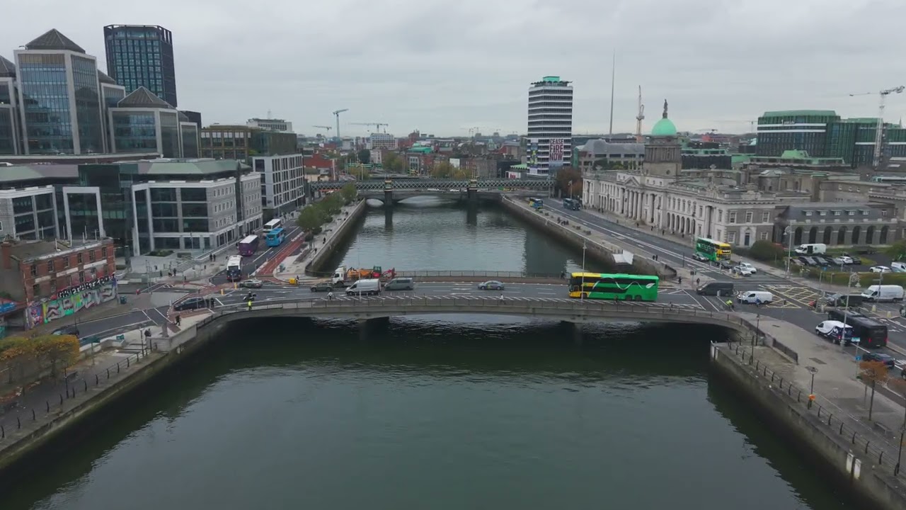 Mini 5 Pro test shakedown over the Liffey in Dublin 