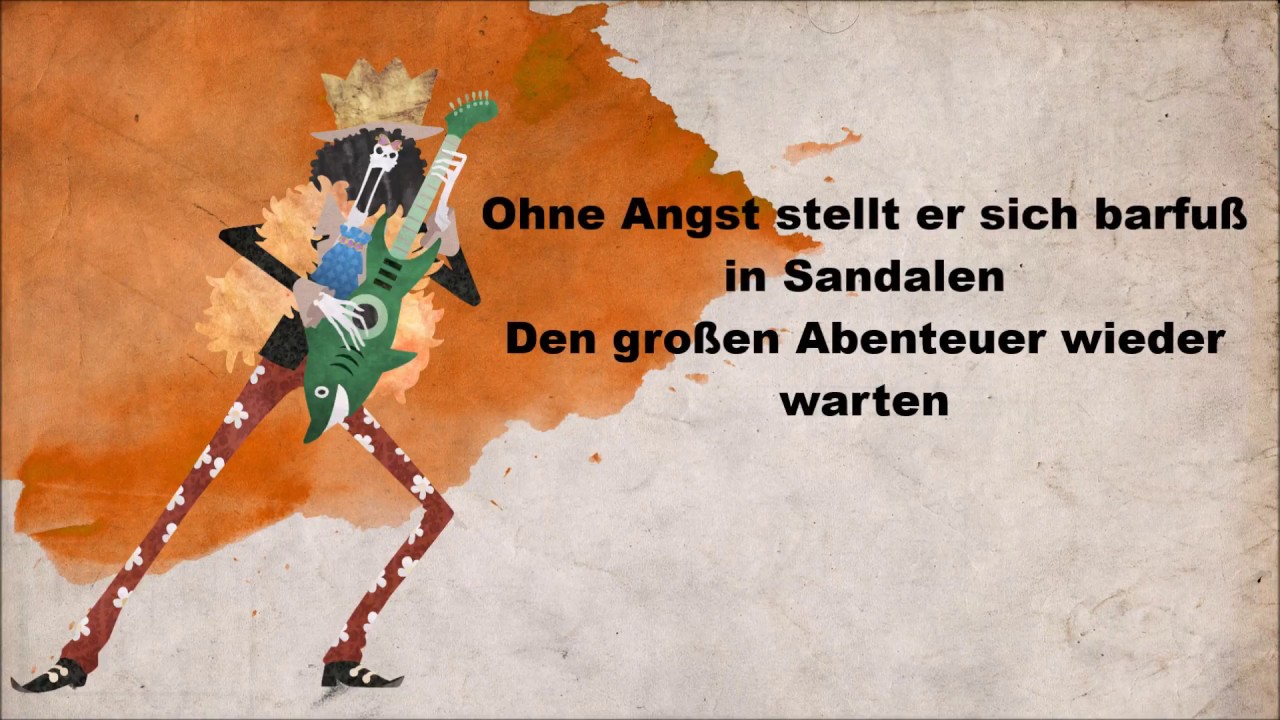 One Piece Brooks Song German - Neue Welt (Mit Lyrics)