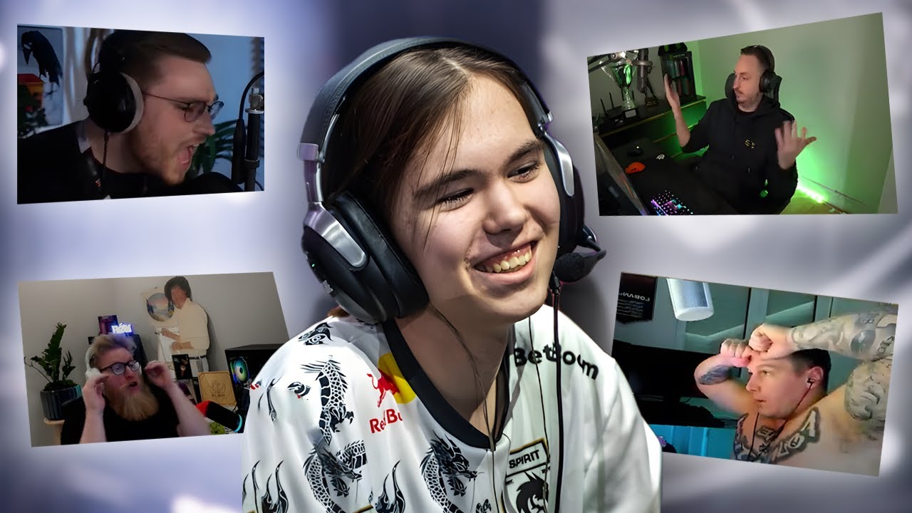 Pros & Streamers React to Donk’s Craziest Moments!
