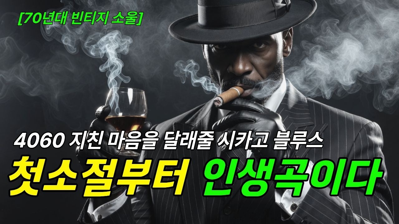 [4060블루스] 인생이 담긴 소울 뮤직🎷 | 정통 시카고 블루스 명곡 playlist