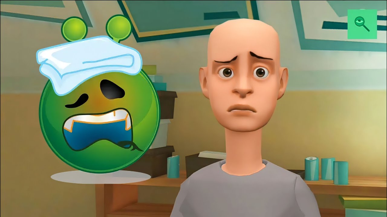 classic caillou fakes being sick/ grounded