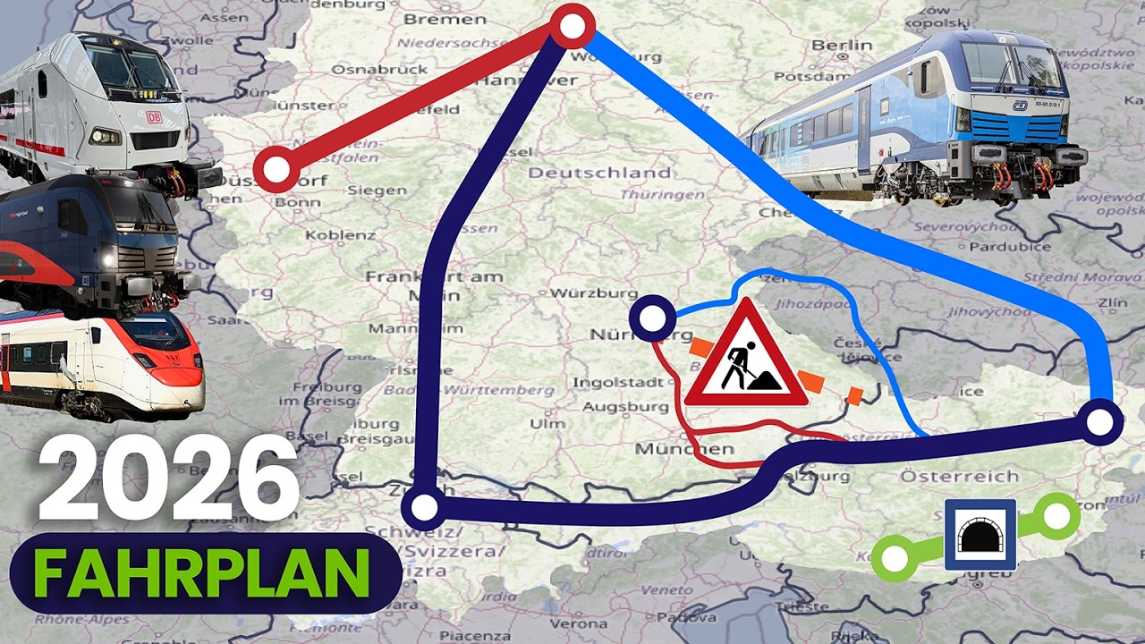 Revolution aber auch R&uuml;ckschritt: Die gro&szlig;en &Auml;nderungen im neuen Fahrplan f&uuml;r &Ouml;, D, CH