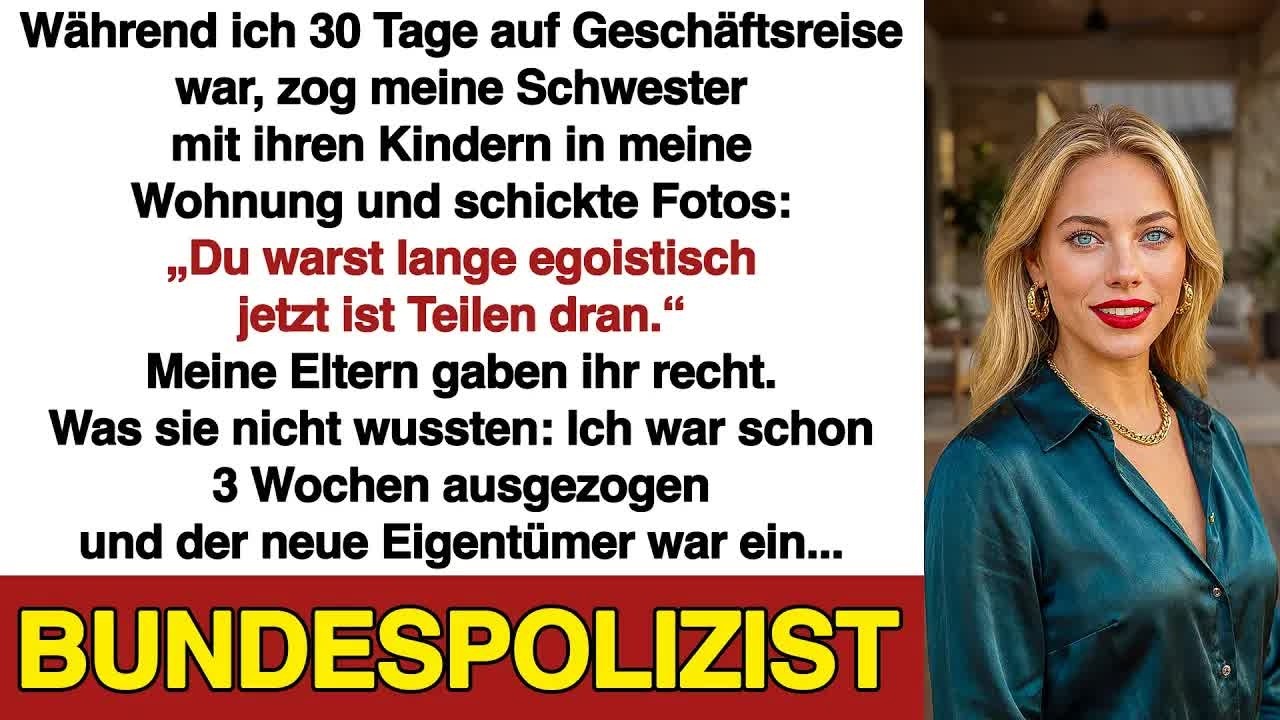 Meine Schwester zog in meine Mietwohnung. Sie rechnete nicht damit, dass der Eigentümer zurückkam!