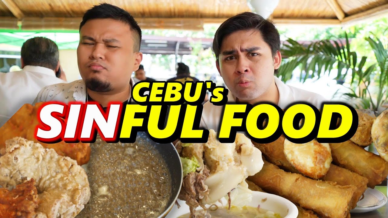 Sinful Cebu Street Food! Putok Batok Tuslob Buwa (Pig Brain) and Ginabot (Chicharong Bulaklak)
