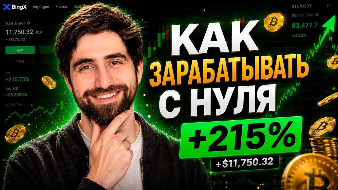Как ТОРГОВАТЬ КРИПТОЙ на бирже BingX (2026) Полный ГАЙД для Новичков / Спот и Фьючерсы