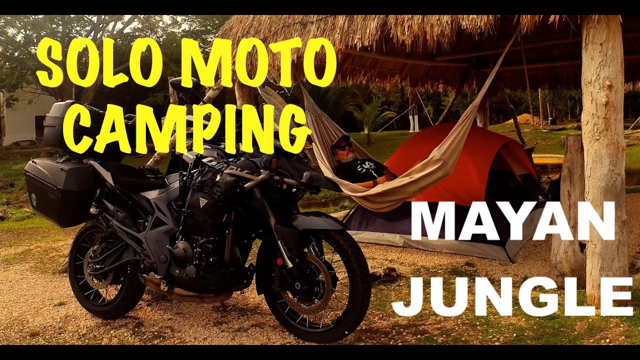 SOLO MOTO CAMPING en la Selva Maya: Sobreviviendo a la Tormenta Tropical | ASMR Cinematográfico