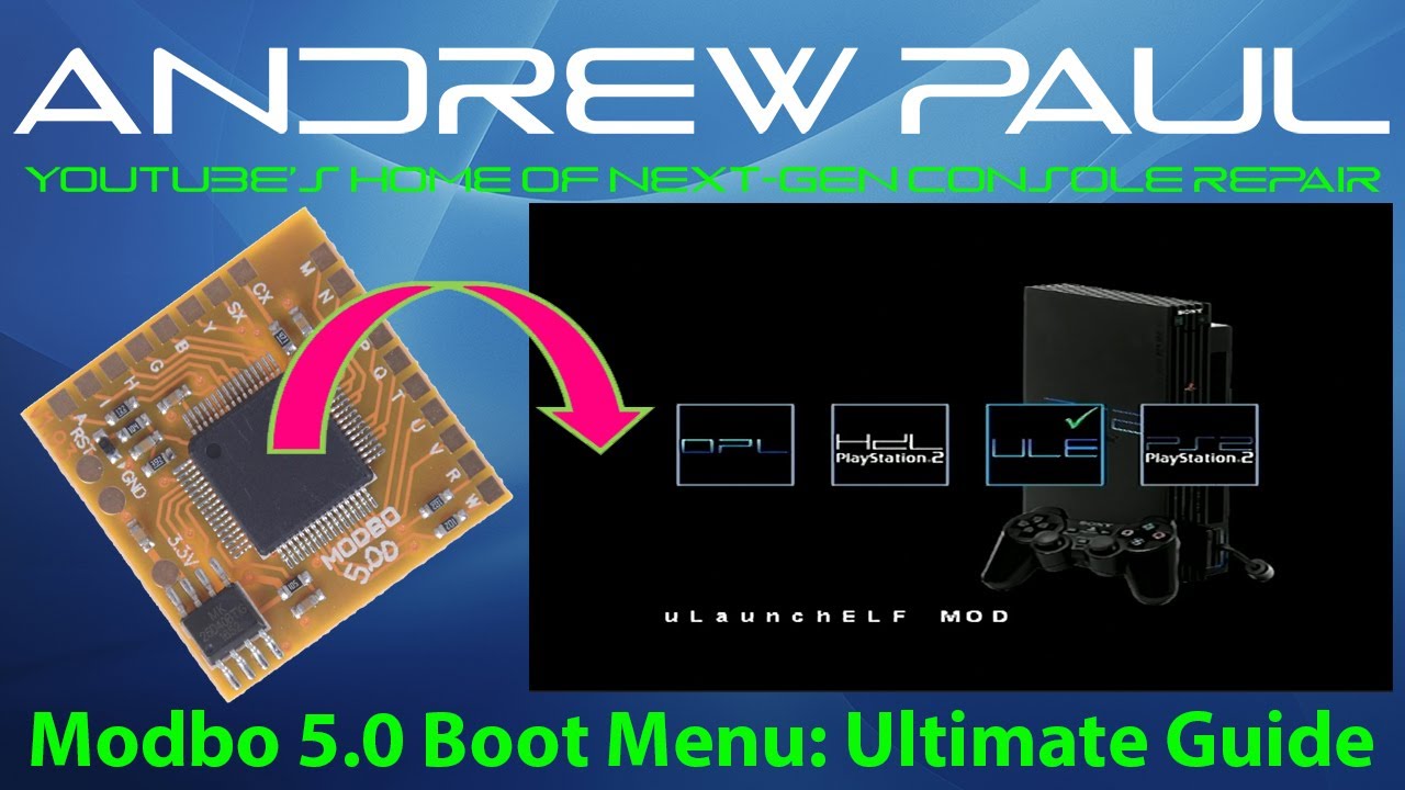 Modbo 5.0 Boot Menu - The ULTIMATE GUIDE for PS2!