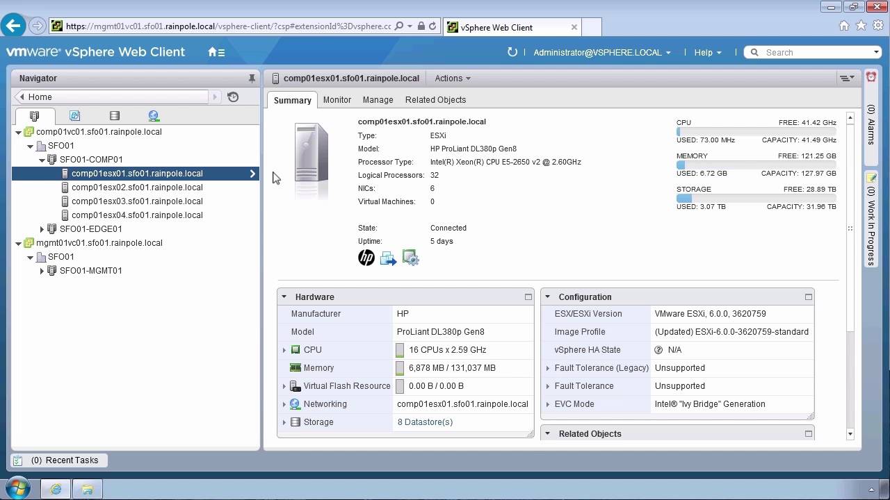 VMware Validated Design for SDDC &ndash; Software-Defined Storage Demo
