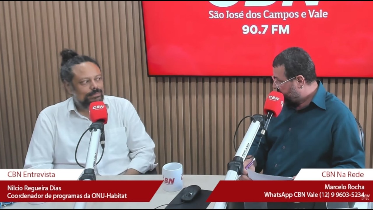 CBN Na Rede: Nilcio Regueira Dias (ONU-HABITAT) e Stella Vilella   #NoArNaCBNVale