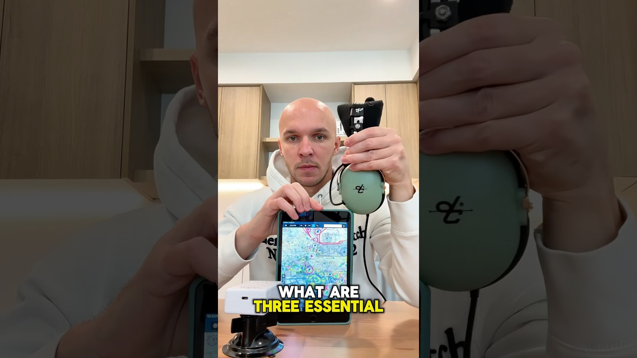 What are three essentials every pilot needs? #foreflight #studentpilot #cessna172 #aviation