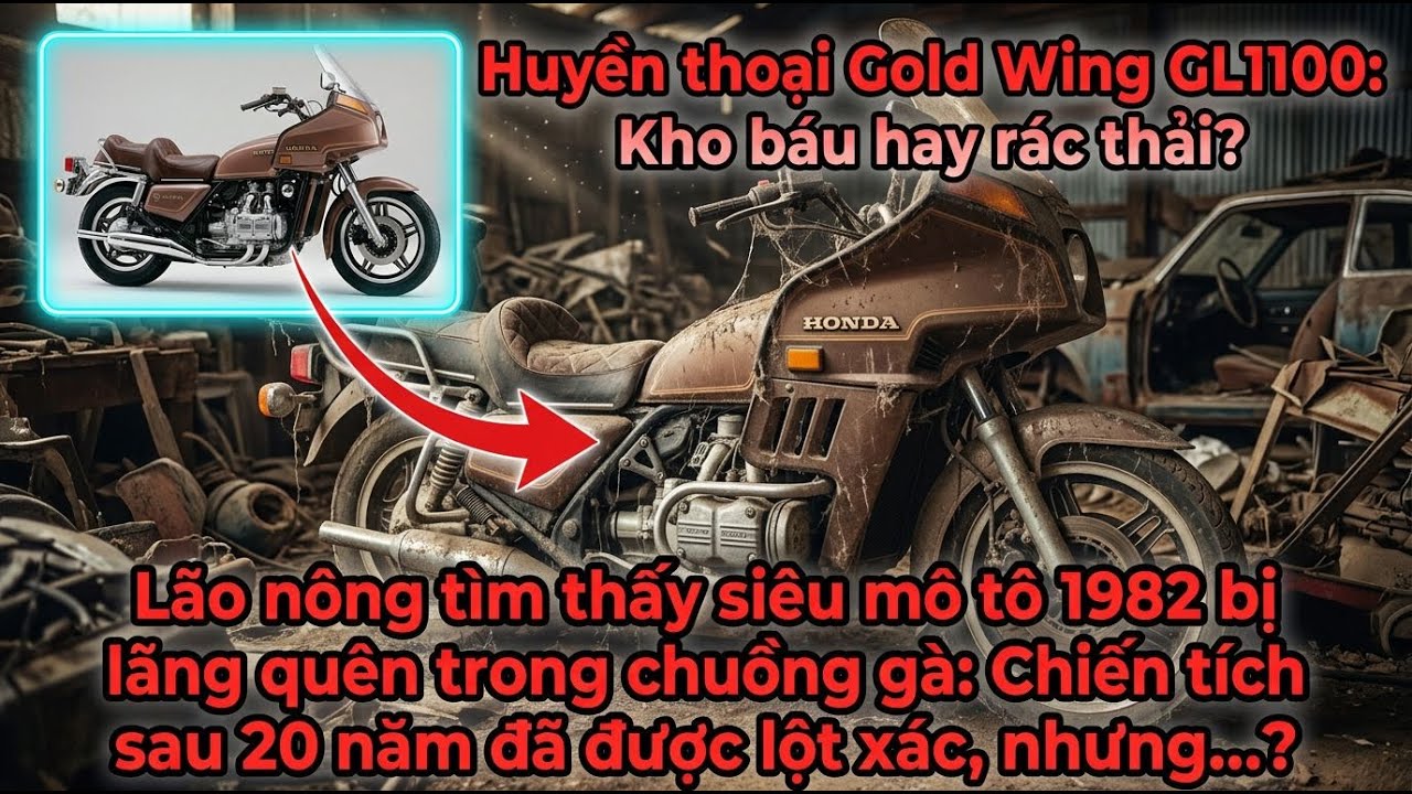 Phát hiện xe Honda bỏ hoang 20 năm trong kho liệu có thể khởi động.