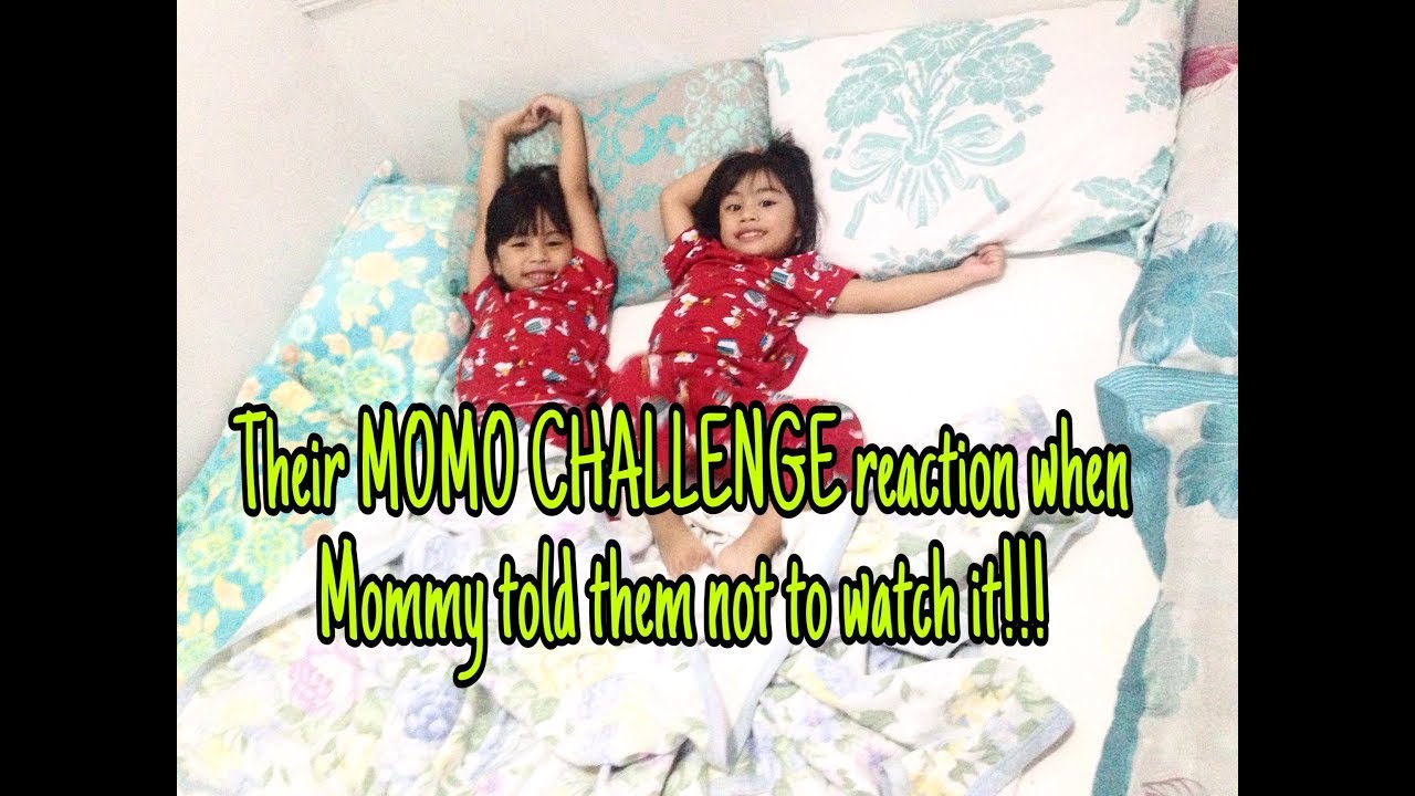 MY KIDS ACTUAL REACTION ABOUT MOMO CHALLENGE WHILE WARNING THEM! (3YR OLD & 6YR OLD)