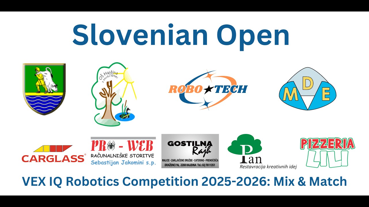 Slovenian open VEX IQ Competition - Mix & Match 2025 - 2026