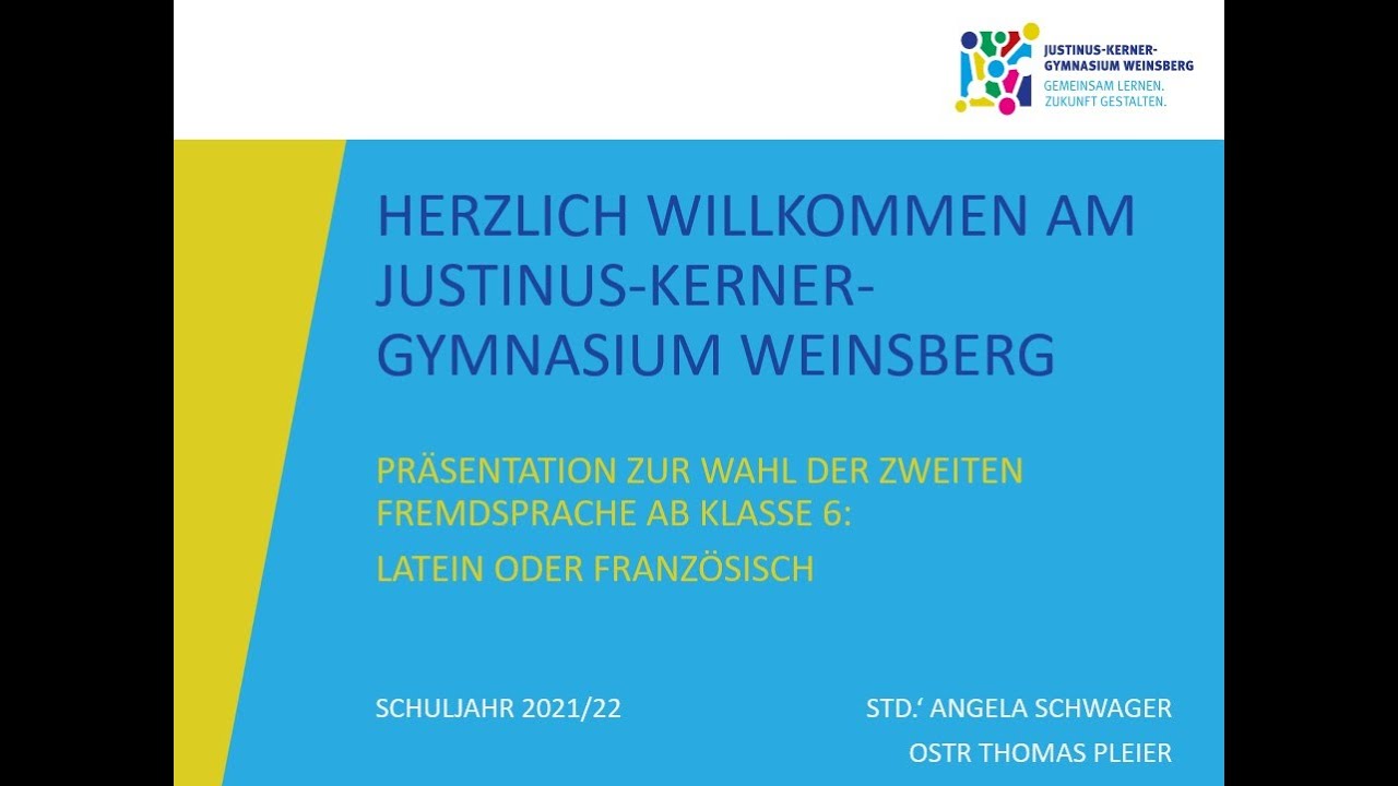 Präsentation Fremdsprachenwahl SJ 21-22