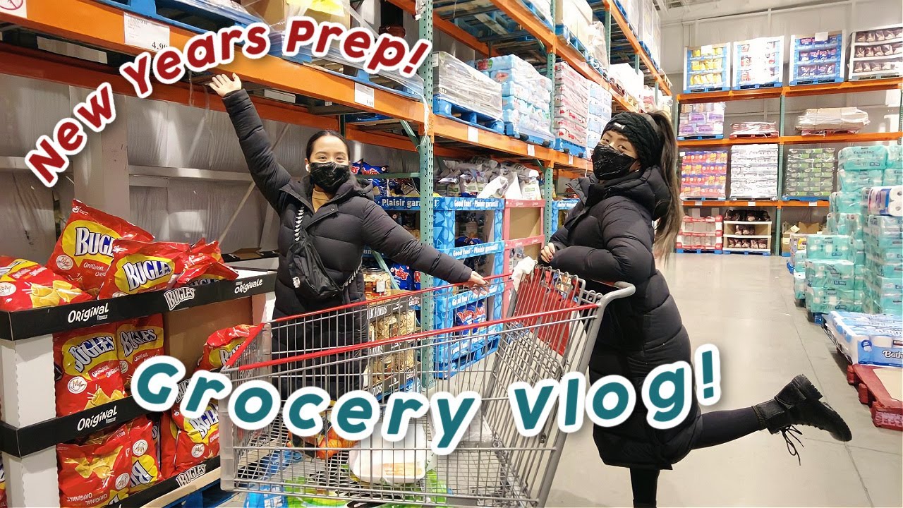 Grocery Vlog! Preparing for New Years! | Caleon Twins