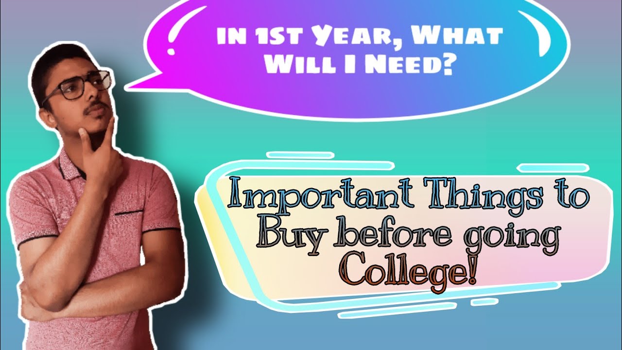 THINGS to BUY before going COLLEGE| Shopping for 1st Years|