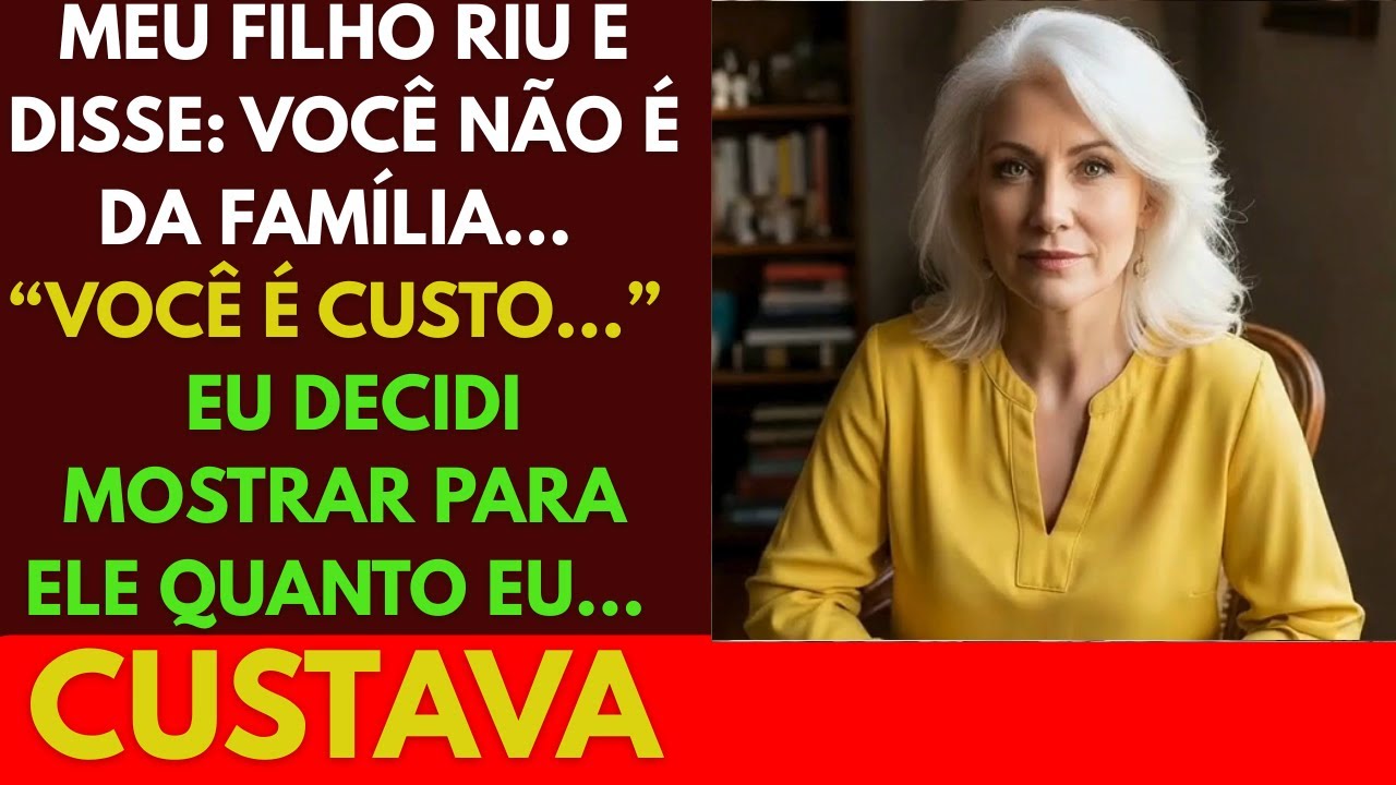 Meu filho riu de mim à mesa — minutos depois, entendi qual era o meu verdadeiro papel naquela casa.