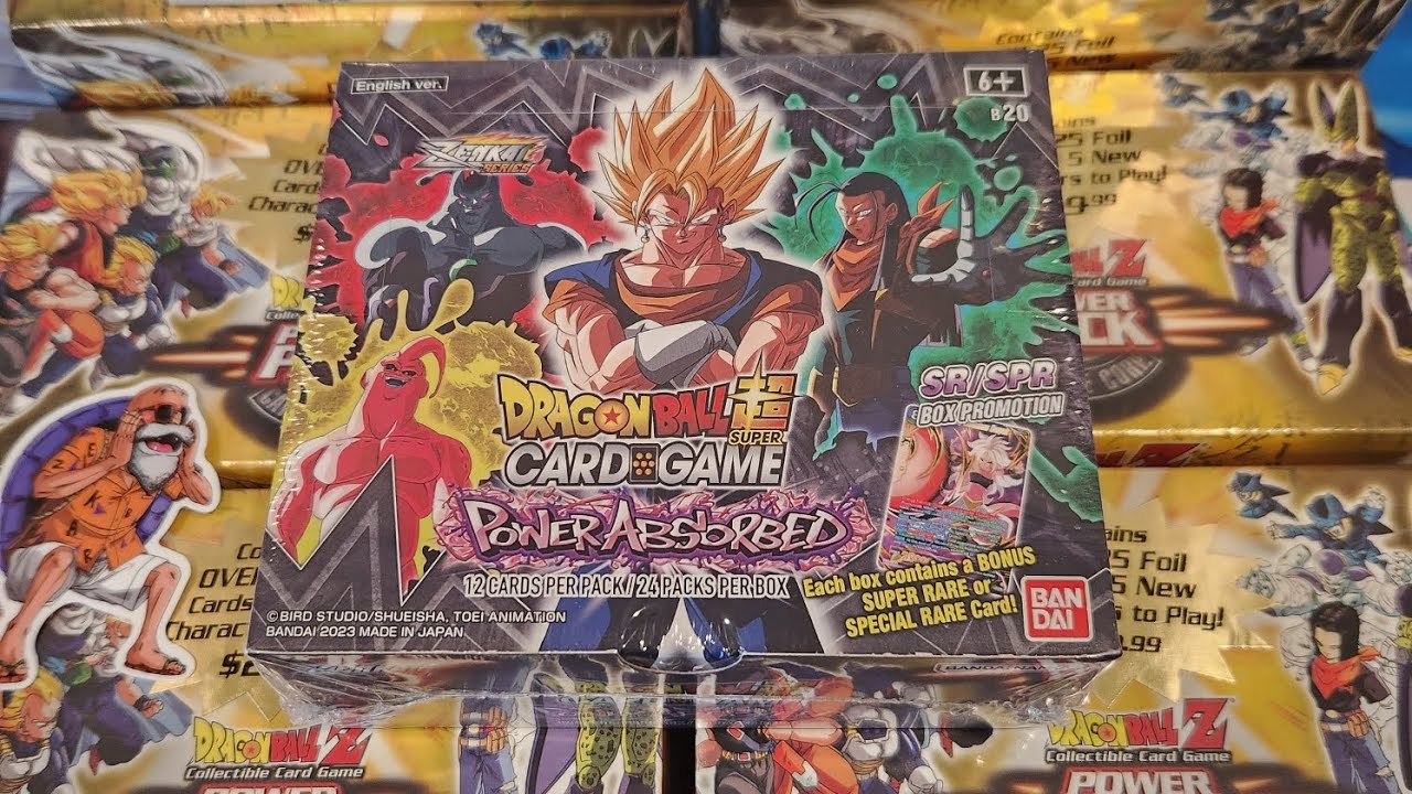 Dragon Ball Super Power Absorbed Booster Box ZENKAI Series Set 03 Break!