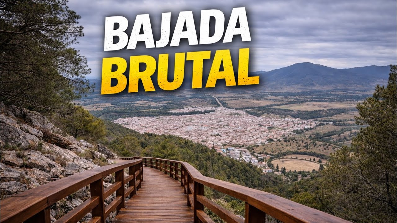Bajando del Mirador de Alameda · Tarde Nublada | Walking Tour POV 4K
