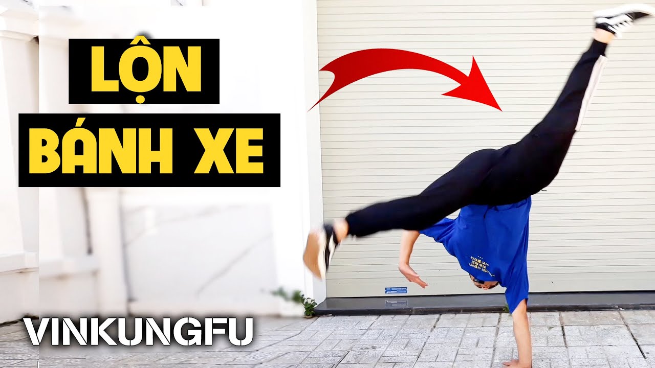 Hướng dẫn lộn nghiêng đơn giản 2 tay 1 tay | How to do a Cartwheel | Vinkungfu