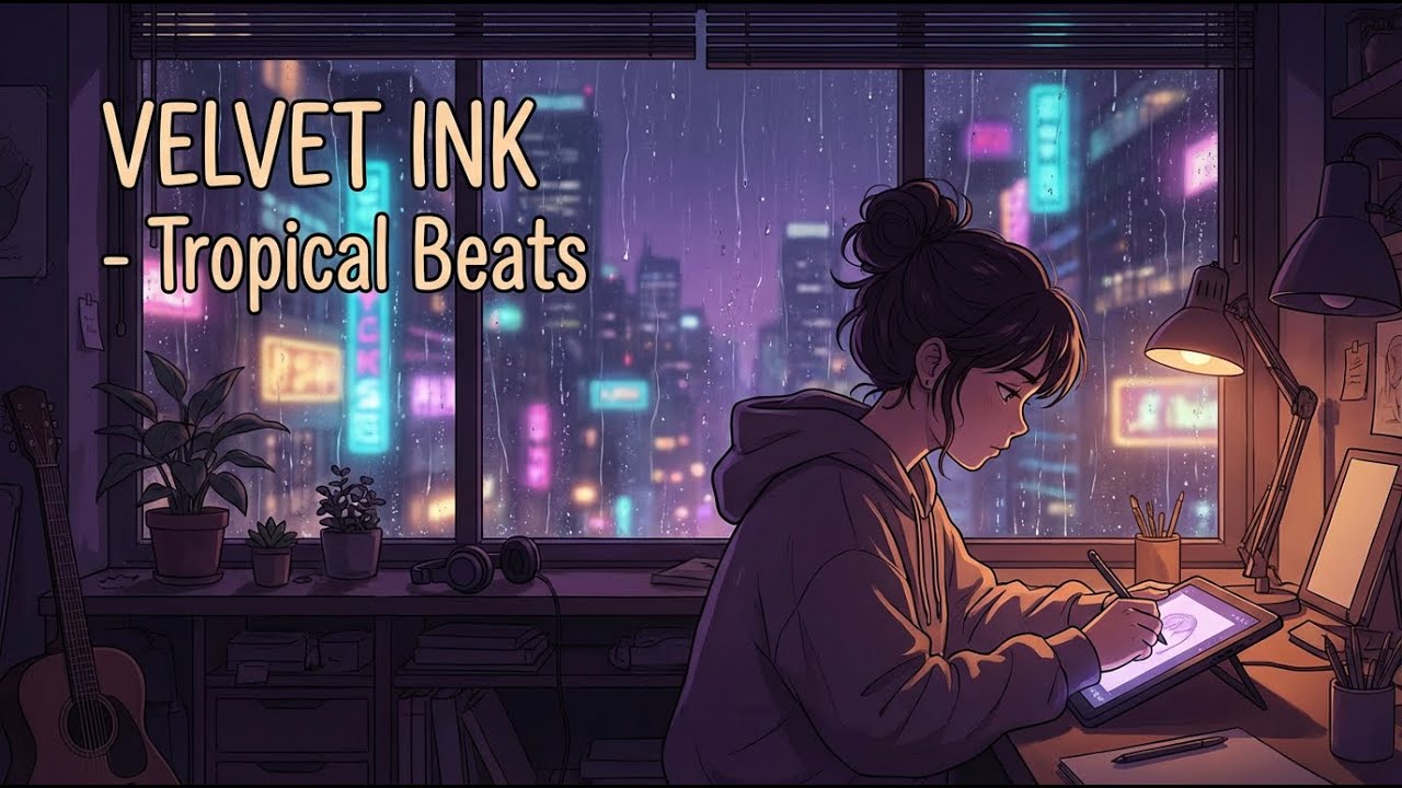 🎧 Late Night Focus ~ Velvet Ink Doodles ~ Theo Coleman [lofi hip hop]