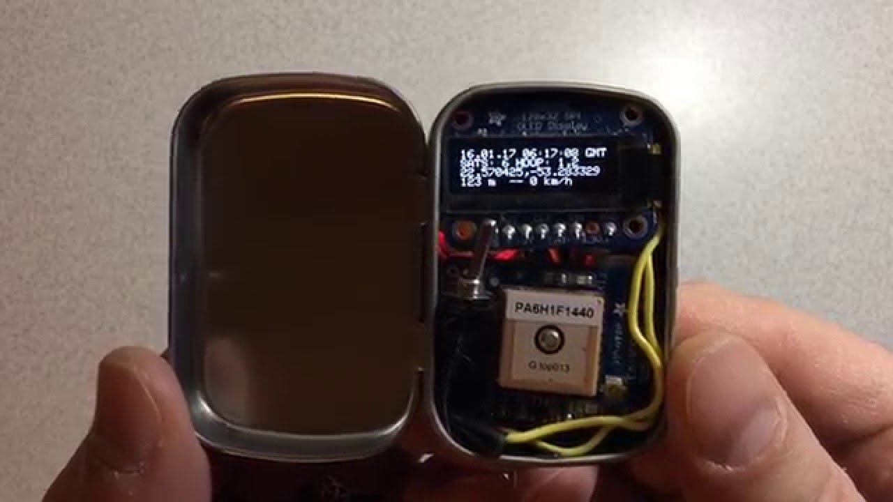 Arduino Mini GPS in an Altoids Smalls Tin