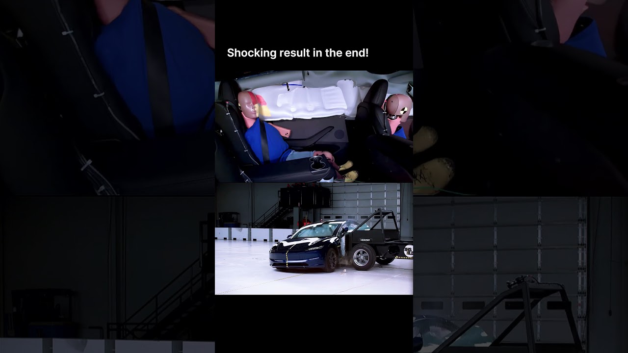 2025 Tesla Model 3 Crash Test &ndash; Unbelievable Safety Performance! 🔥