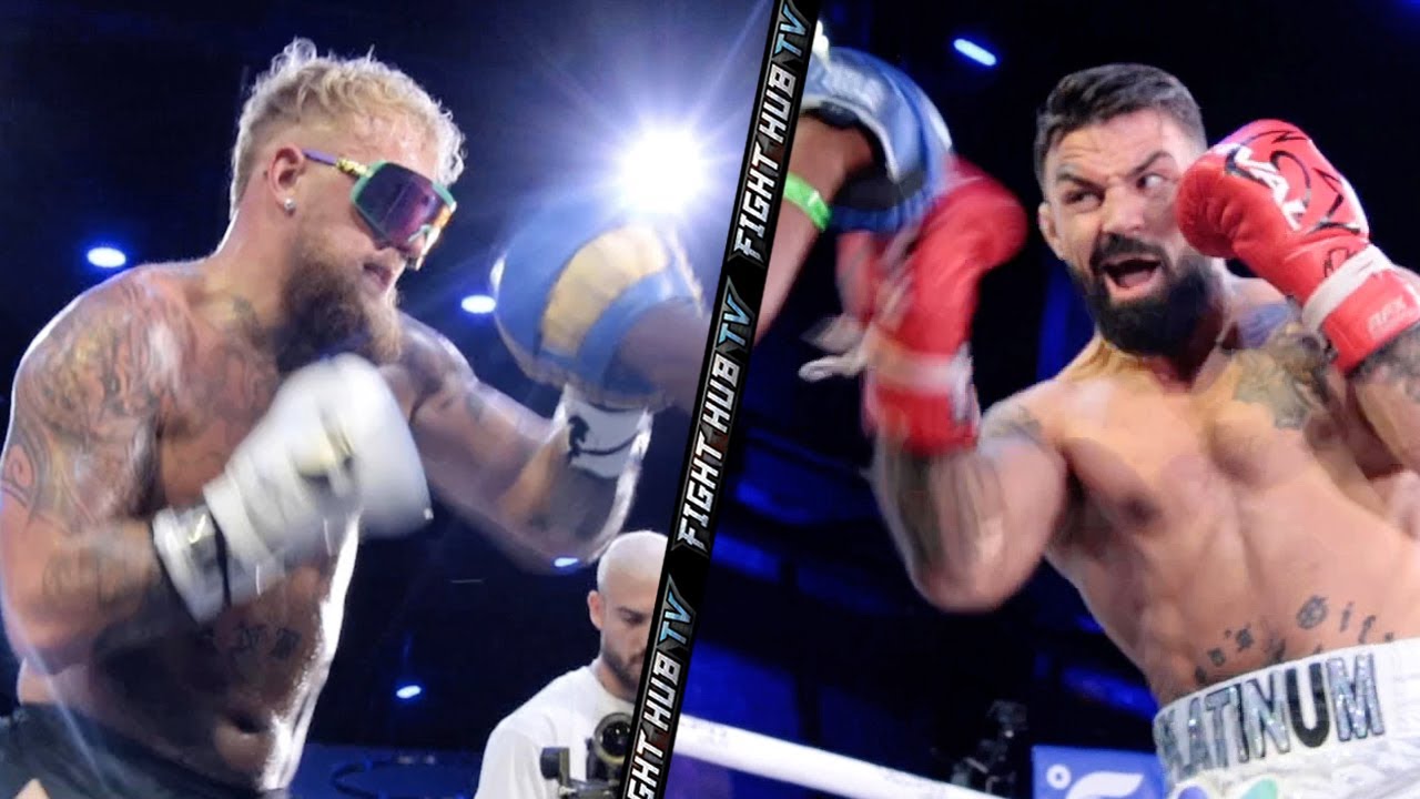 Jake Paul vs Mike Perry MEDIA WORKOUT Highlights!