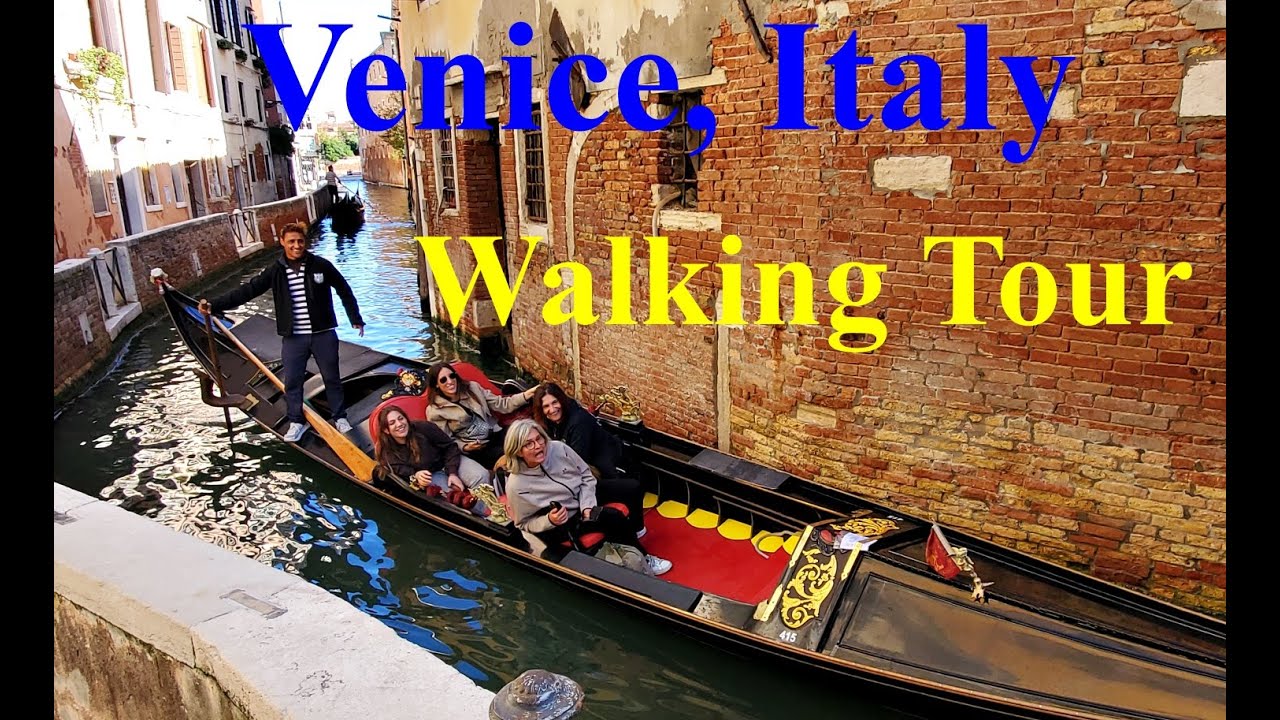 Venice, Italy Fabulous Walking Tour through its colorful maze of canals, lanes and bridges!