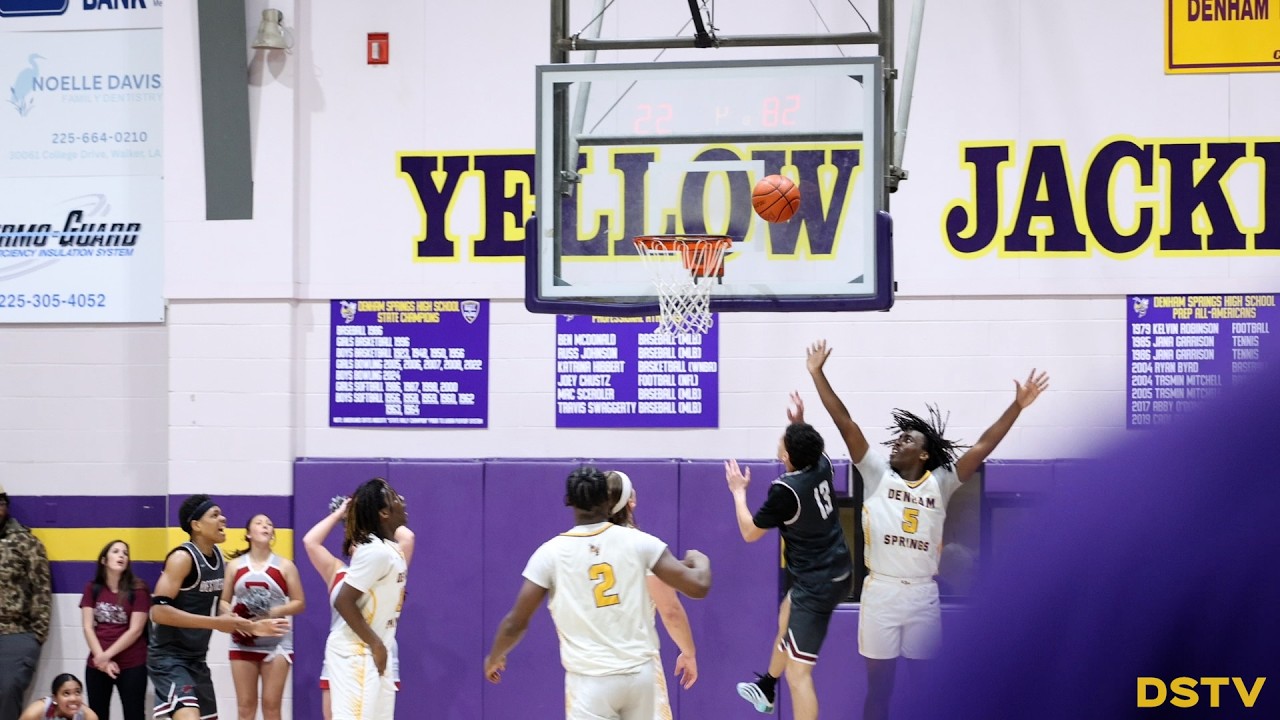 HIGHLIGHTS | Denham Springs 58 Destrehan 55 (Boys Basketball - Second Round)