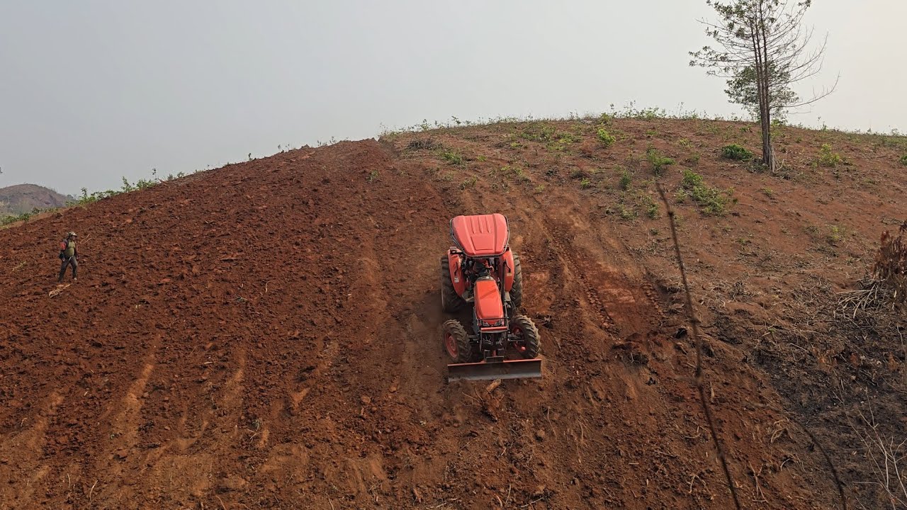 ไร่ชัน แล้วหน้าสั้น ลำบากสุดไร่แบบนี้   เอาใจยากคัก 🔰🚜🔥 Kubota  M9808/#souliyassv