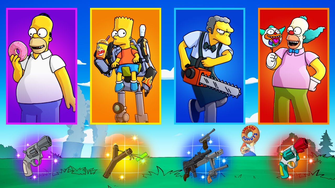 EL RETO DE LOS SIMPSONS EN FORTNITE