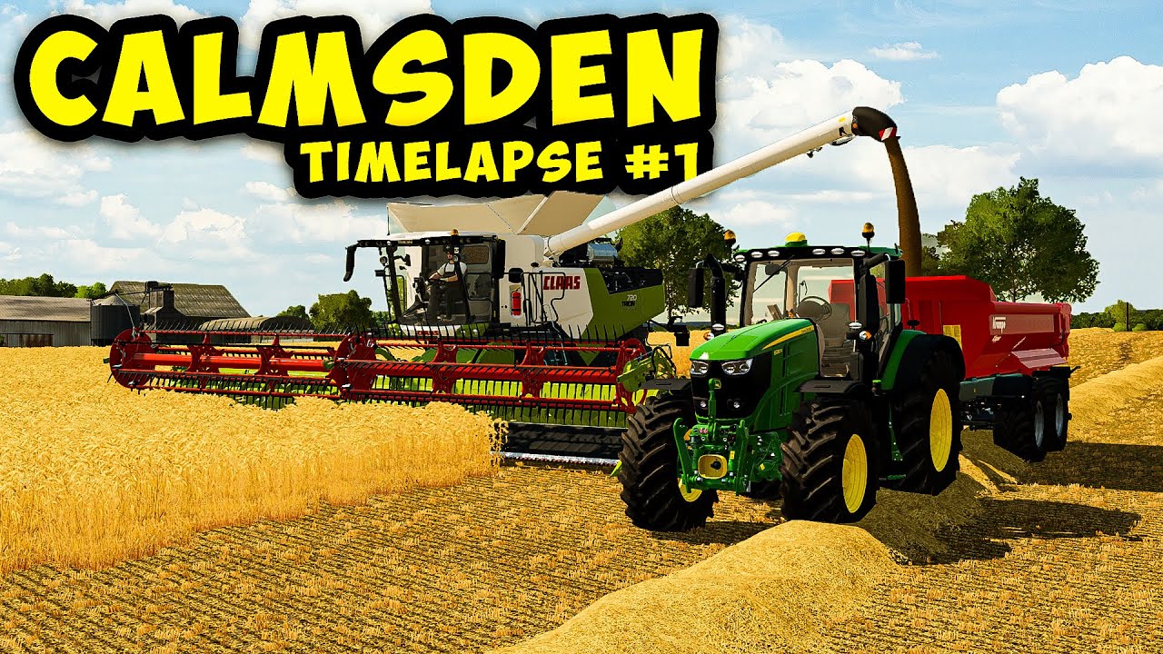 CALMSDEN FARM FS22 TIMELAPSE #1 | FARMING SIMULATOR 2022