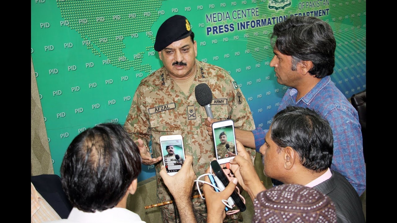 Media briefing by Chairman NDMA at PID media center on 24 sep 2019
