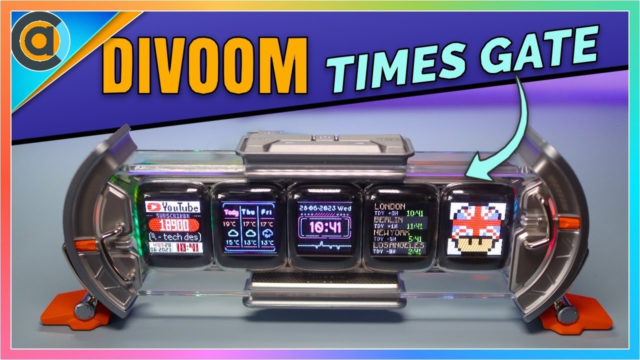 5 настраиваемых экранов. Times Gate от Divoom выглядит потрясающе.
