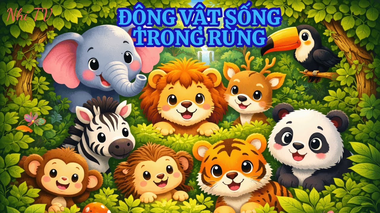 Bé Đoán Con Vật Sống Trong Rừng | Khám Phá Thế Giới Động Vật Cùng Nhi TV