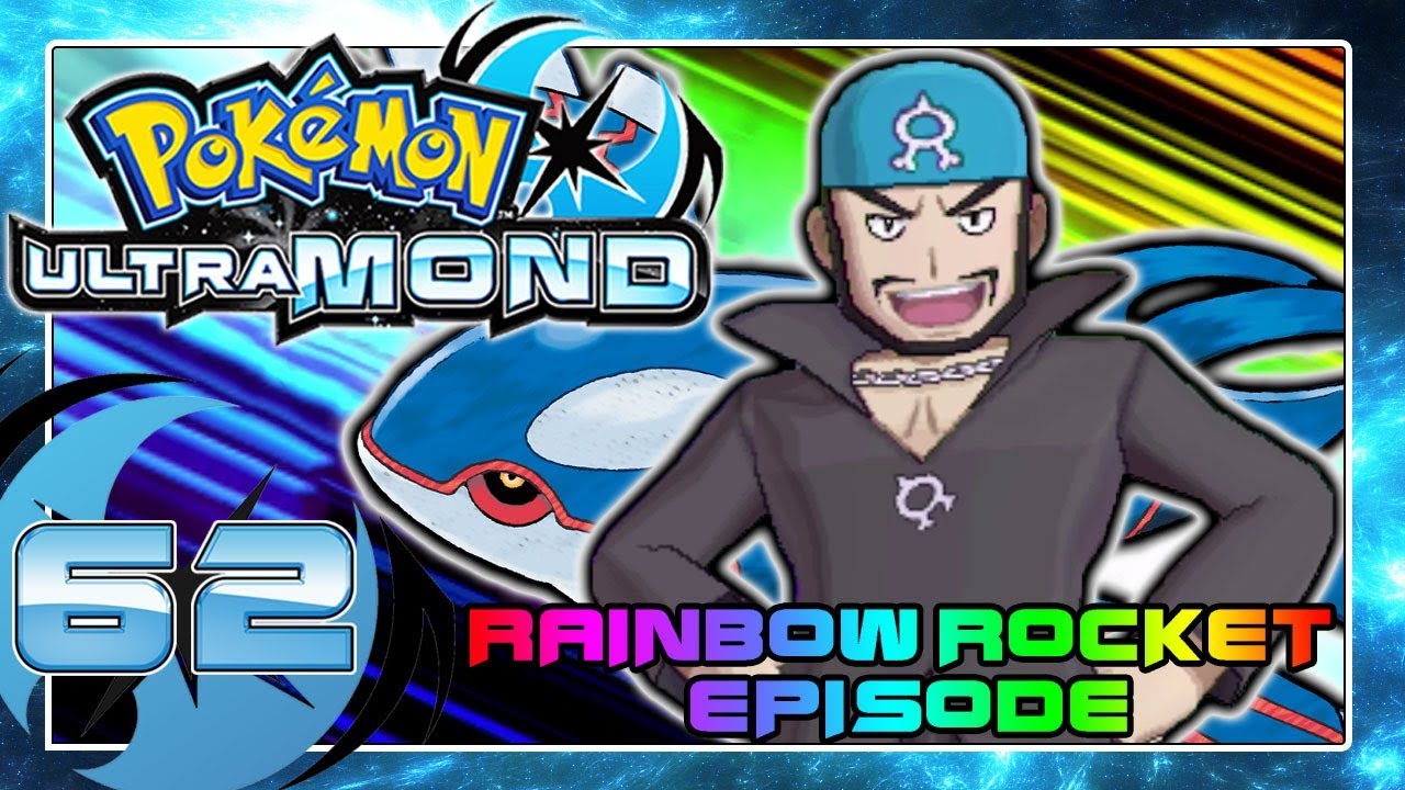 POKÉMON ULTRAMOND Part 62: Team Aqua Boss Adrian Rainbow Rocket Battle!