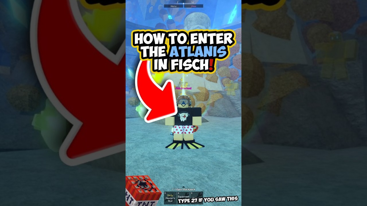 Самый простой и быстрый способ открыть Атлантиду в игре Fisch!