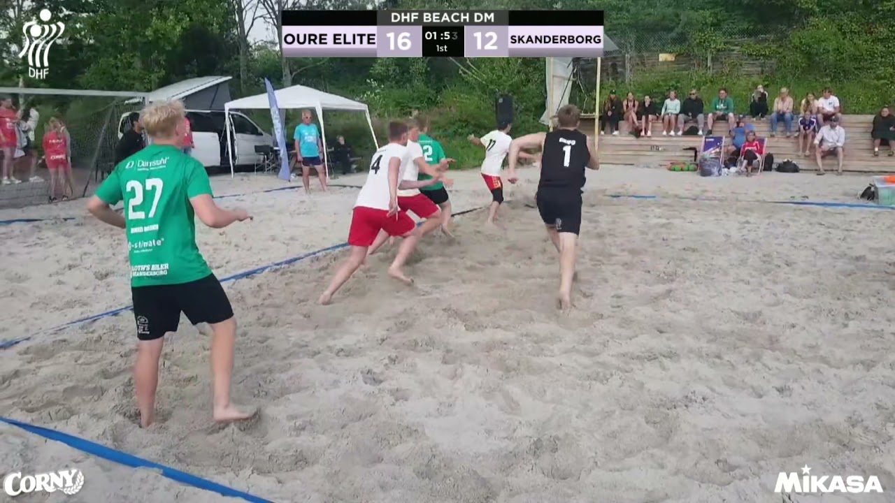Beach handball DM 20. juni 2021 - U19D Finale Oure - Skanderborg