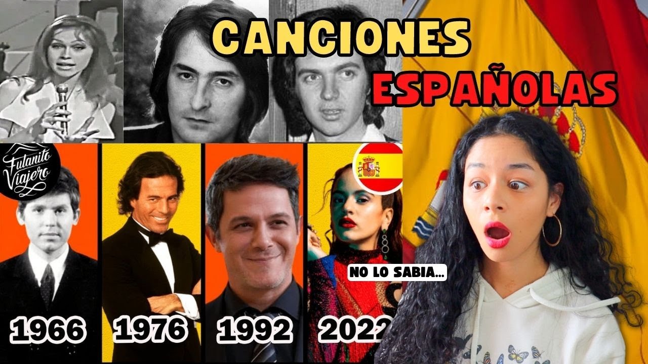 REACCIONO a CANCIONES ESPAÑOLAS más ESCUCHADAS en el MUNDO | ESPAÑA REACCIÓN
