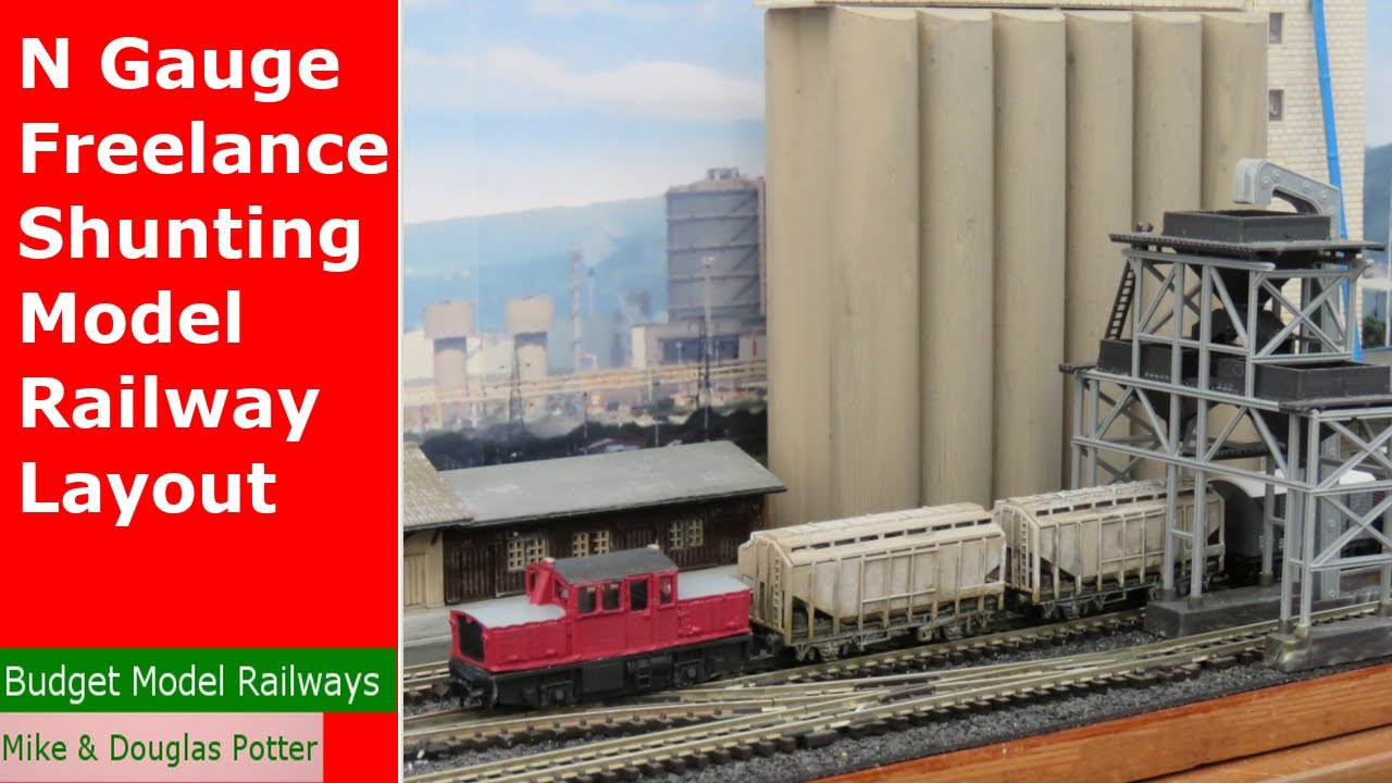 N Gauge Freelance Shunting Model Railway / Railroad Layout