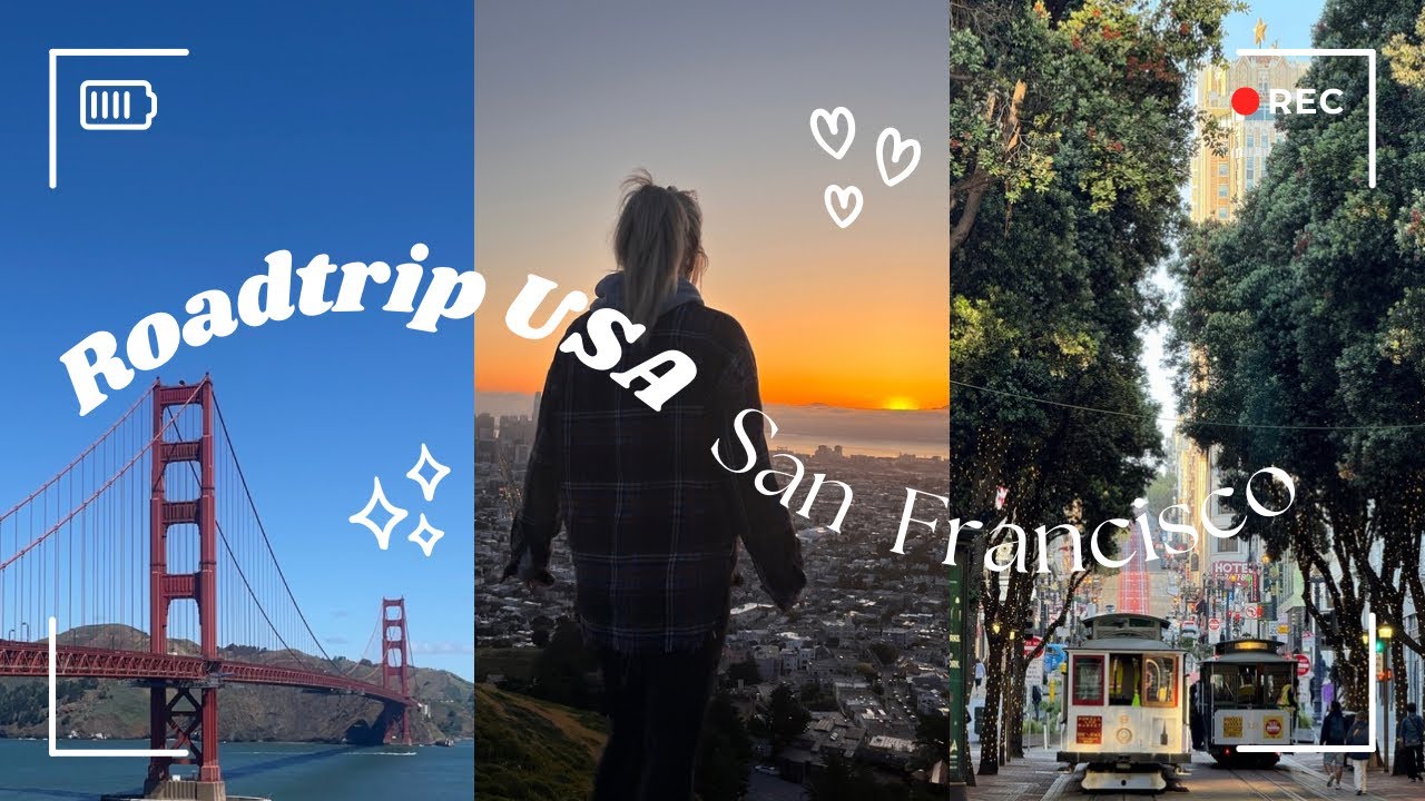 USA West Coast 🇺🇸 Road Trip | San Francisco - Golden Gate Bridge | Vlog #01