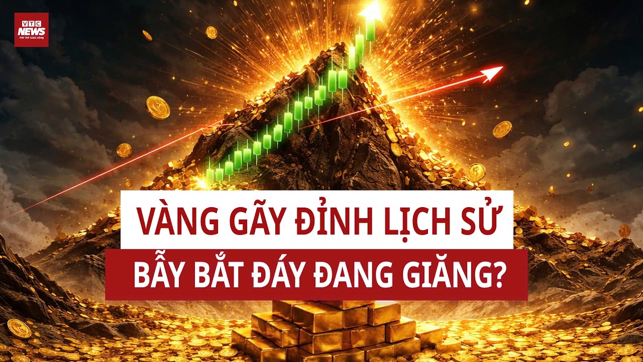 Vàng “rơi tự do” mạnh nhất 6 năm: Bẫy bắt đáy đang dần lộ diện với nhà đầu tư?