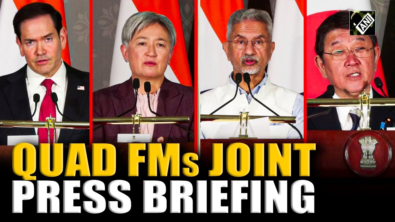 WATCH: QUAD Foreign Ministers&rsquo; Full &lsquo;19-minute&rsquo; joint press statement in New Delhi